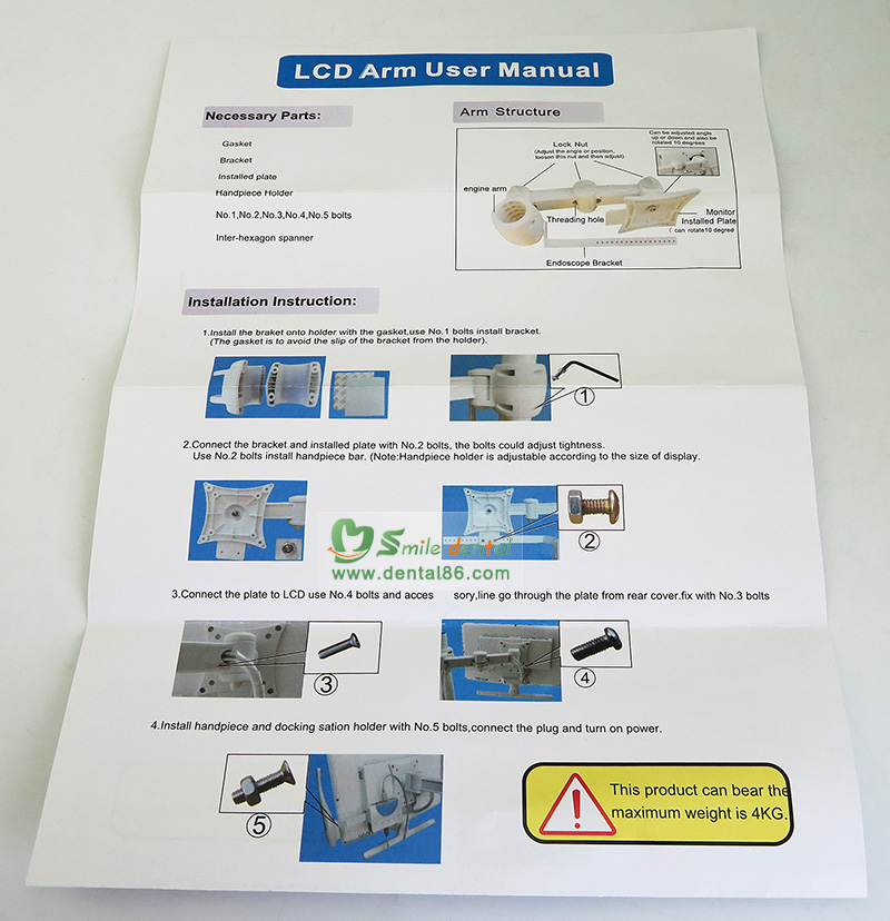 IO32  LCD Clamp for Intra Oral Camera Monitor